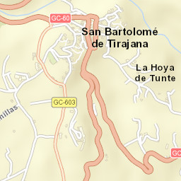 San Bartolomé de Tirajana Street Map