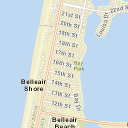 Belleair Beach Florida Street Map