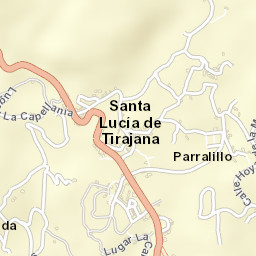 Santa Lucía Street Map