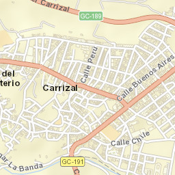 Carrizal Street Map
