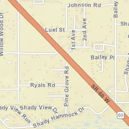 Willow Oak Florida Street Map