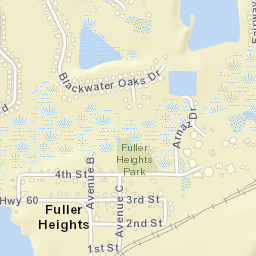 Fuller Heights Florida Street Map