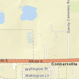 Connersville Florida Street Map
