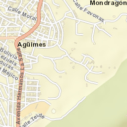 Agüimes Street Map