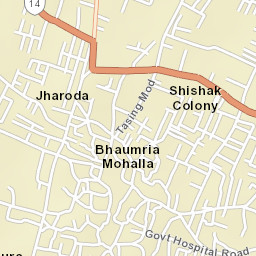 Behror Street Map