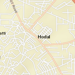 Hodal Street Map