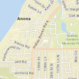 Anona Florida Street Map