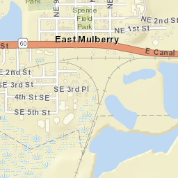 East Mulberry Florida Street Map