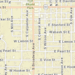 Bartow Florida Street Map