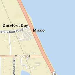 Micco Florida Street Map