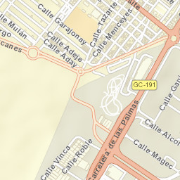 Cruce de Arinaga Street Map