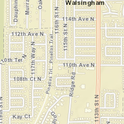 Walsingham Florida Street Map