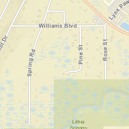 Marvina Florida Street Map