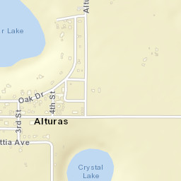 Alturas Florida Street Map