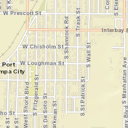 Port Tampa Florida Street Map