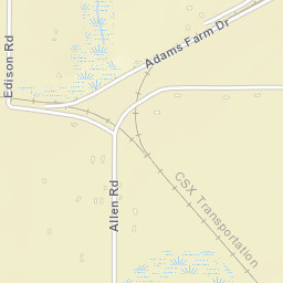Edison Florida Street Map