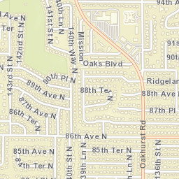Orange Terrace Florida Street Map