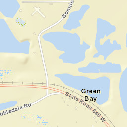 Pebbledale Florida Street Map