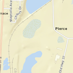 Pierce Florida Street Map