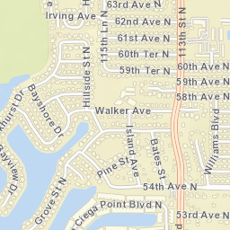 Oakhurst Shores Florida Street Map