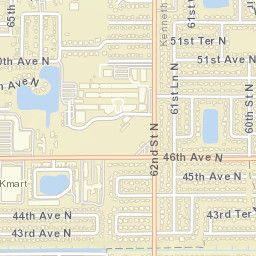 Kenneth City Florida Street Map