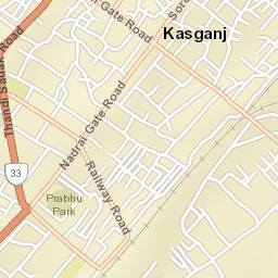 Kasganj Street Map