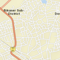 Deshnoke Street Map