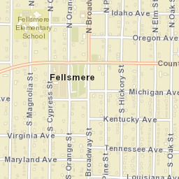 Fellsmere Florida Street Map