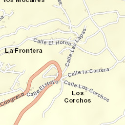 Frontera Street Map