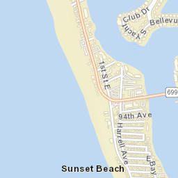Boca Ciega Florida Street Map