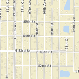 Vero Lake Estates Florida Street Map