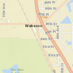 Wabasso Florida Street Map