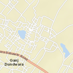Ganj Dundawara Street Map