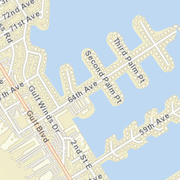 Bahia Shores Florida Street Map