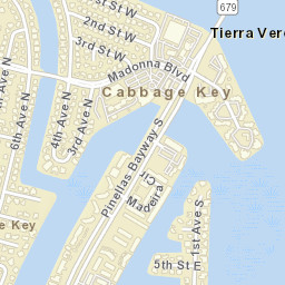 Tierra Verde Florida Street Map