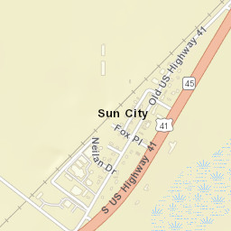 Sun City Florida Street Map
