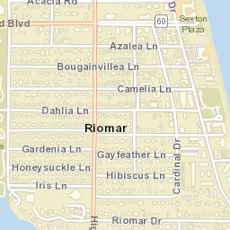 Riomar Florida Street Map