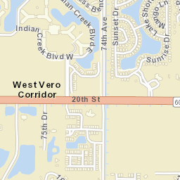 West Vero Corridor Florida Street Map