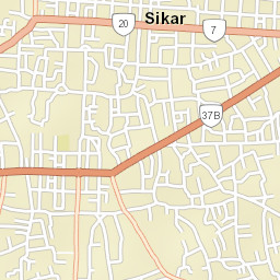 Sikar Street Map
