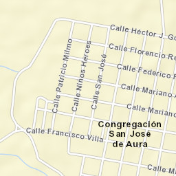 San José de Aura Street Map