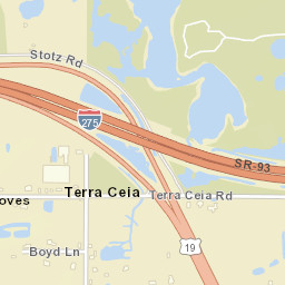 Terra Ceia Florida Street Map