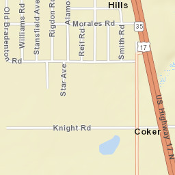 Wauchula Hills Florida Street Map