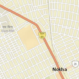 Nokha Street Map