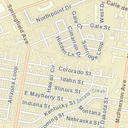 709 Alta Vista Drive, Laredo, TX 78041, USA Street Map