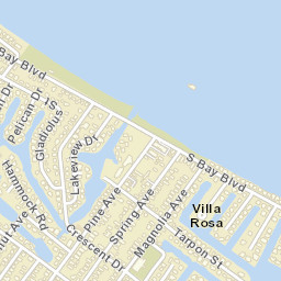 Anna Maria Florida Street Map