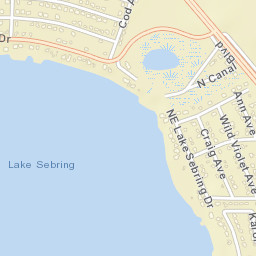 Sebring Shores Florida Street Map