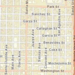 Laredo, Texas Street Map
