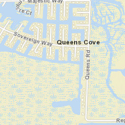 Queens Cove Florida Street Map