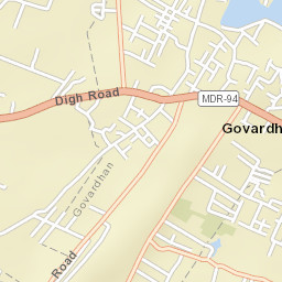 Govardhan Street Map