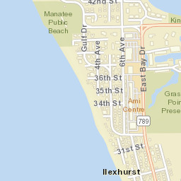 Holmes Beach Florida Street Map